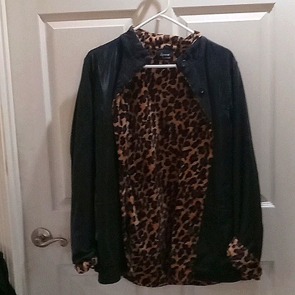 Black rain coat